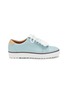 Main View - Click To Enlarge - SOUTHCAPE - Removable Tassels Leather Sneakers