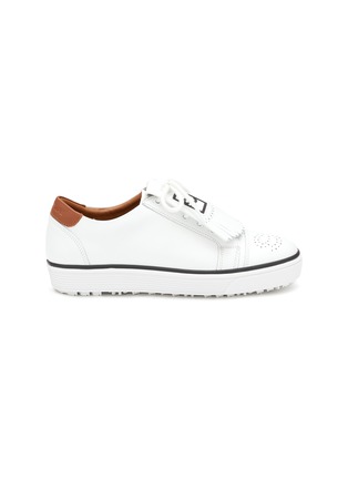 Main View - Click To Enlarge - SOUTHCAPE - Removable Tassels Leather Sneakers