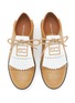 Detail View - Click To Enlarge - SOUTHCAPE - Removable Tassels Leather Sneakers