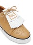 Detail View - Click To Enlarge - SOUTHCAPE - Removable Tassels Leather Sneakers