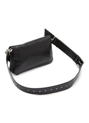 Detail View - Click To Enlarge - BALENCIAGA - BB Soft Flap Leather Crossbody Bag