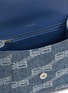Detail View - Click To Enlarge - BALENCIAGA - Hourglass Washed BB Monogram Denim Bag