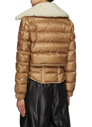 Back View - Click To Enlarge - MONCLER - Chaviere Shearling Collar Quilted Jacket