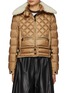 Main View - Click To Enlarge - MONCLER - Chaviere Shearling Collar Quilted Jacket