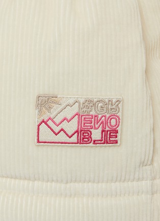  - MONCLER - Detachable Sleeve Belted Corduroy Jacket