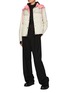 Figure View - Click To Enlarge - MONCLER - Detachable Sleeve Belted Corduroy Jacket