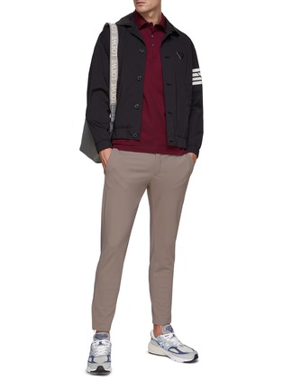 Figure View - Click To Enlarge - PT TORINO - Zip Cuff Slim Pants
