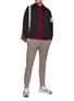 Figure View - Click To Enlarge - PT TORINO - Zip Cuff Slim Pants