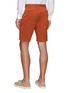 Back View - Click To Enlarge - PT TORINO - Stretch Cotton Blend Shorts