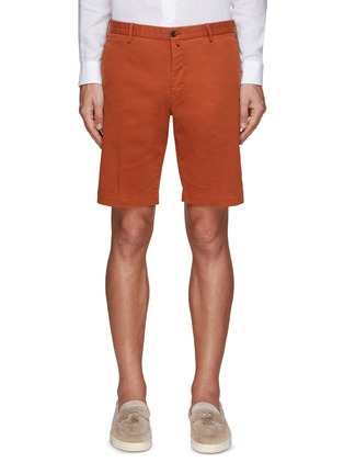 Main View - Click To Enlarge - PT TORINO - Stretch Cotton Blend Shorts