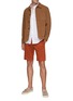 Figure View - Click To Enlarge - PT TORINO - Stretch Cotton Blend Shorts