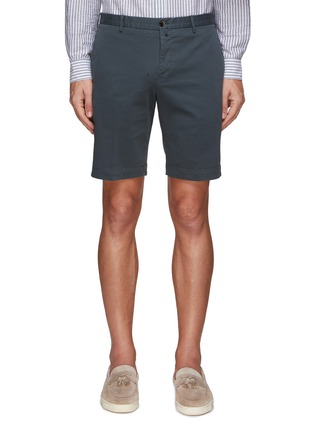Main View - Click To Enlarge - PT TORINO - Stretch Cotton Blend Shorts