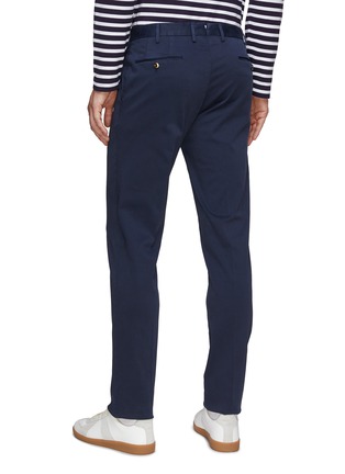 Back View - Click To Enlarge - PT TORINO - Cotton Blend Slim Chinos