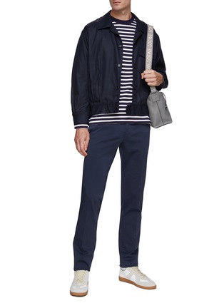 Figure View - Click To Enlarge - PT TORINO - Cotton Blend Slim Chinos