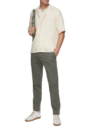 Figure View - Click To Enlarge - PT TORINO - Cotton Blend Slim Chinos