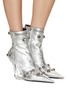 Figure View - Click To Enlarge - BALENCIAGA - Cagole 90 Leather Heeled Boots