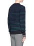 Back View - Click To Enlarge - SACAI - Stripe wool sweater