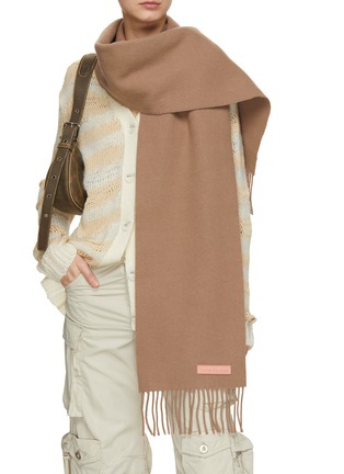 Figure View - Click To Enlarge - ACNE STUDIOS - Vesta Fringed Wool Scarf