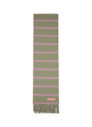 Detail View - Click To Enlarge - ACNE STUDIOS - Vesta Stripe Fringed Wool Scarf