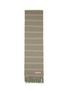 Detail View - Click To Enlarge - ACNE STUDIOS - Vesta Stripe Fringed Wool Scarf