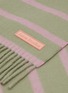 Detail View - Click To Enlarge - ACNE STUDIOS - Vesta Stripe Fringed Wool Scarf