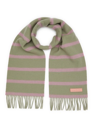 ACNE STUDIOS | Vesta Stripe Fringed Wool Scarf