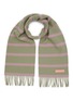 Main View - Click To Enlarge - ACNE STUDIOS - Vesta Stripe Fringed Wool Scarf