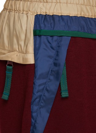  - KOLOR BEACON - Contrasting Patchwork Waistband Jogger Pants