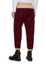 Back View - Click To Enlarge - KOLOR BEACON - Contrasting Patchwork Waistband Jogger Pants