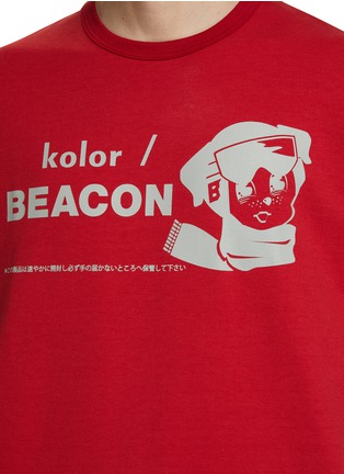  - KOLOR BEACON - Gear Dog Print T-Shirt