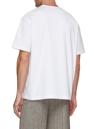 Back View - Click To Enlarge - KOLOR BEACON - Retro Logo Print T-Shirt