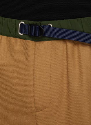  - KOLOR BEACON - Belted Waist Detail Tapered Pants