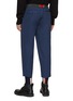 Back View - Click To Enlarge - KOLOR BEACON - Contrast Waist With Belt Cropped Wide Leg Pants