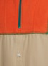  - KOLOR BEACON - Contrast Fleece Quarter Zip Button Down Shirt