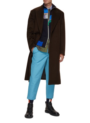 Figure View - Click To Enlarge - KOLOR BEACON - Patchwork Jacket
