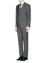Figure View - Click To Enlarge - LANVIN - Micro houndstooth virgin wool suit