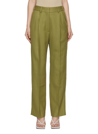 Main View - Click To Enlarge - BLAZÉ MILANO - Exit Fox Wool Pants