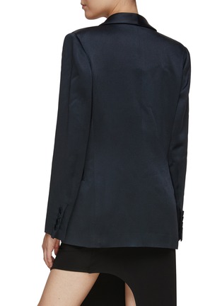 Back View - Click To Enlarge - BLAZÉ MILANO - Double Breasted Shawl Lapel Heart Smoking Blazer