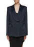 Main View - Click To Enlarge - BLAZÉ MILANO - Double Breasted Shawl Lapel Heart Smoking Blazer