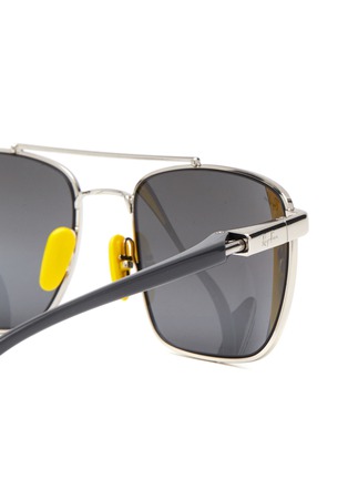 RAY BAN, x Scuderia Ferrari Metal Square Sunglasses, Men