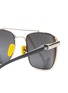 Detail View - Click To Enlarge - RAY-BAN - x Scuderia Ferrari Metal Square Sunglasses