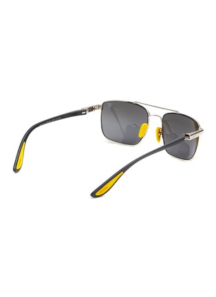 Figure View - Click To Enlarge - RAY-BAN - x Scuderia Ferrari Metal Square Sunglasses