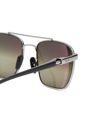 Detail View - Click To Enlarge - RAY-BAN - x Scuderia Ferrari Metal Square Sunglasses