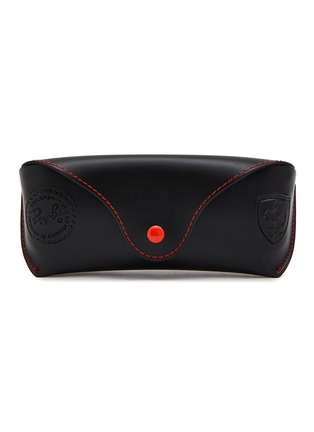 Detail View - Click To Enlarge - RAY-BAN - x Scuderia Ferrari Metal Square Sunglasses