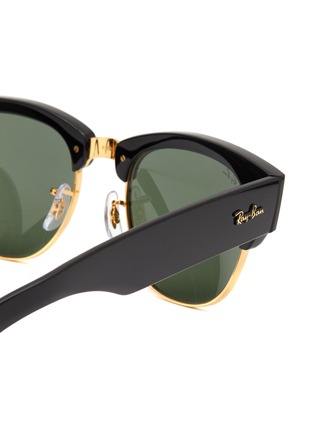 Detail View - Click To Enlarge - RAY-BAN - Black Lens Acetate Square Sunglasses