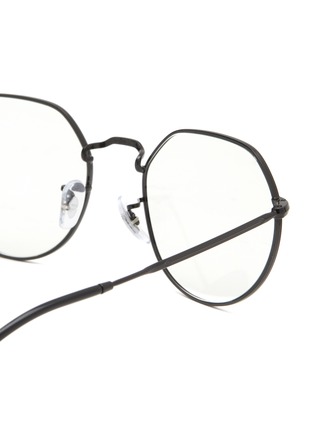 Detail View - Click To Enlarge - RAY-BAN - Metal Irregular Optical Glasses