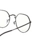 Detail View - Click To Enlarge - RAY-BAN - Metal Irregular Optical Glasses