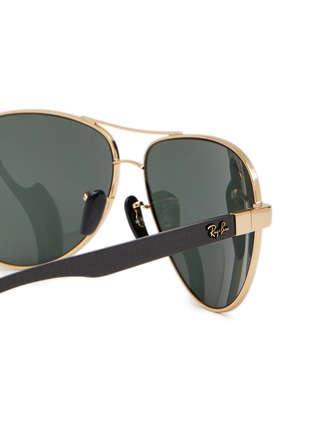 Detail View - Click To Enlarge - RAY-BAN - x Scuderia Ferrari Metal Pilot Sunglasses