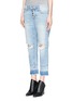 Front View - Click To Enlarge - CURRENT/ELLIOTT - 'The Fling' exposed button fly jeans