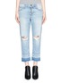 Main View - Click To Enlarge - CURRENT/ELLIOTT - 'The Fling' exposed button fly jeans